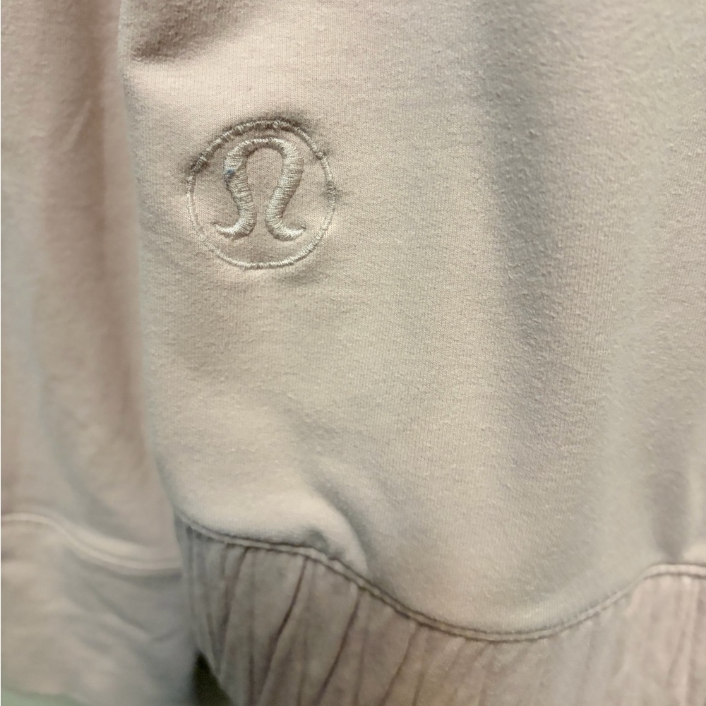 LULU LEMON Stress Less Pullover - Porcelain Pink - Picture 8 of 8